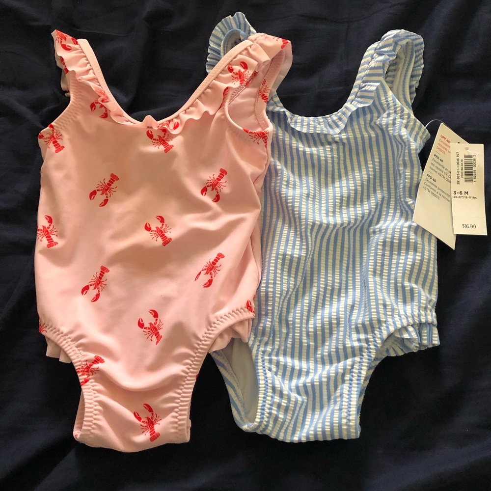 Old navy Once Piece Infant Swim Suit 3-6months